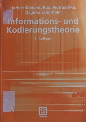 Bild des Verkufers fr Informations- und Kodierungstheorie. zum Verkauf von Antiquariat Bookfarm