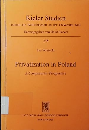 Image du vendeur pour Privatization in Poland. a comparative perspective. mis en vente par Antiquariat Bookfarm