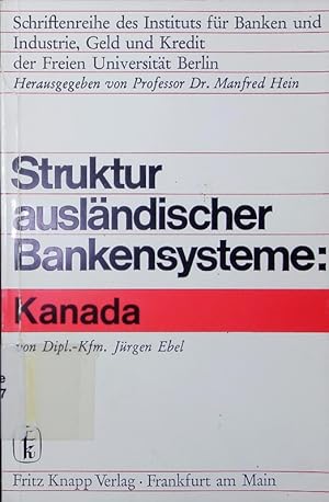 Seller image for Struktur des Bankwesens in Kanada. for sale by Antiquariat Bookfarm