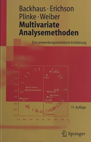 Imagen del vendedor de Multivariate Analysemethoden. Eine anwendungsorientierte Einfhrung. a la venta por Antiquariat Bookfarm