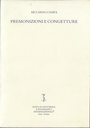 Immagine del venditore per Premonizioni e congetture venduto da Romanord