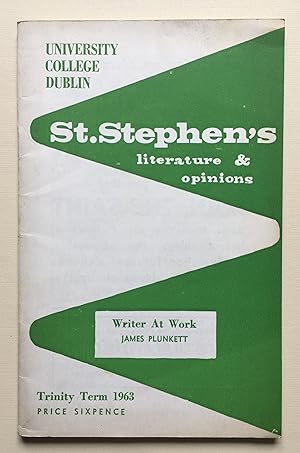 St. Stephen's - Literature and Opinions - Trinity Term 1963.