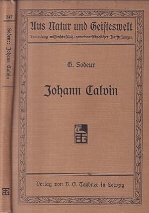Bild des Verkufers fr Johann Calvin. zum Verkauf von Antiquariat an der Nikolaikirche