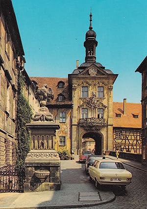 Postkarte - Bamberg / Das alte Rathaus vom Westen