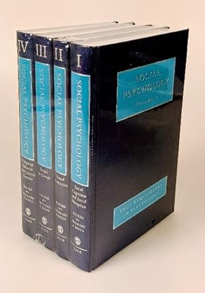 Bild des Verkufers fr Social Psychology - 4 volume set : 1. Social cognition and social perception / 2. Social interaction / 3. People in groups / 4. Intergroup behavior and societal context (=Sage Benchmarks in Psychology). zum Verkauf von Antiquariat Thomas Haker GmbH & Co. KG