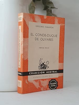 Imagen del vendedor de El Conde-Duque de Olivares. Coleccin Austral, 62. a la venta por Librera Miau