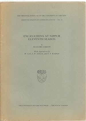 Seller image for Excavations At Nippur Eleventh Season for sale by Sabra Books