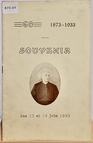 Journée de fête en l'Honneur du soixantième de sacerdoce de l'abbé Apolinaire Gingras, le chantre...