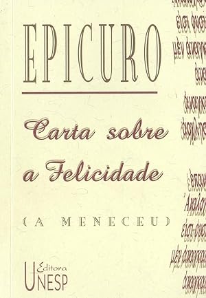 Seller image for Carta Sobre a Felicidade. A Meneceu for sale by Livro Brasileiro
