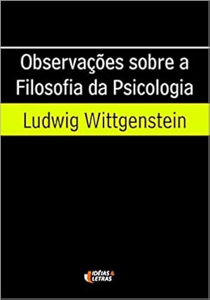 Image du vendeur pour Observações sobre a filosofia da psicologia mis en vente par Livro Brasileiro