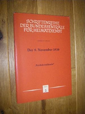 Der 9. November 1938. 'Reichskristallnacht'