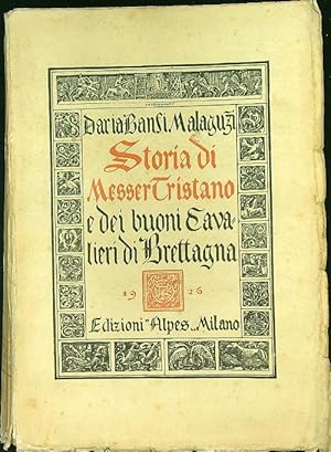 Immagine del venditore per Storia di Messer Tristano e dei buoni Cavalieri di Bretagna venduto da Miliardi di Parole