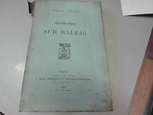 Bild des Verkufers fr Paul Flat. Seconds Essais sur Balzac 1894 zum Verkauf von JLG_livres anciens et modernes