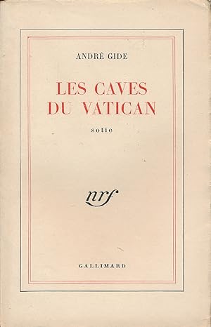 Bild des Verkufers fr Les caves du vatican. Sotie zum Verkauf von LIBRAIRIE GIL-ARTGIL SARL