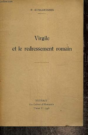 Imagen del vendedor de Virgile et le redressement romain (extrait des Lettres d'Humanit, tome V, 1946) a la venta por Le-Livre