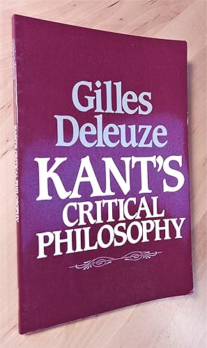 Seller image for Kant's Critical Philosophy. The Doctrine of the Faculties for sale by Llibres Bombeta