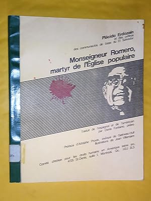 Imagen del vendedor de Monseigneur Romero, martyr de l'glise populaire a la venta por Livresse