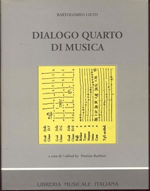 Bild des Verkufers fr DIALOGO QUARTO DI MUSICA. A cura di Patrizio Barbieri. zum Verkauf von studio bibliografico pera s.a.s.