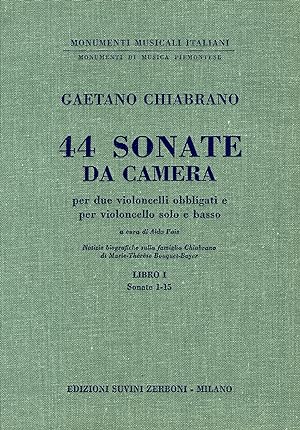 44 SONATE (SONATA) DA CAMERA, per due violoncelli obbligati e per violoncello solo e basso. A cur...