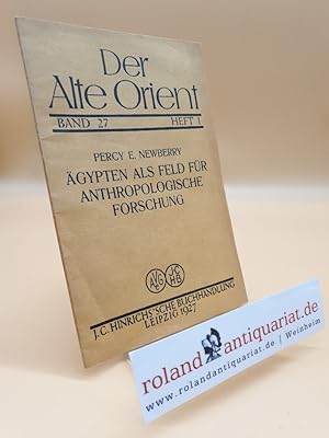 Ägypten als Feld für anthropologische Forschung. Deutsch herausgegeben und mit Vorwort von Günthe...