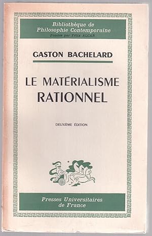 Immagine del venditore per Le matrialisme rationnel venduto da LibrairieLaLettre2