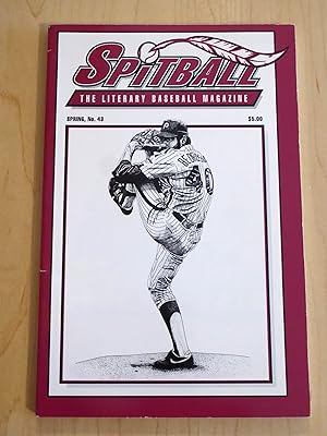 Spitball: The Literary Baseball Magazine No.43 Spring 1993 - Cam Bedrosian