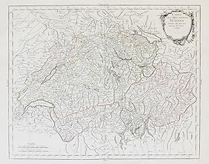 "Carte des XIII. Cantons Suisses, leurs Allies et leurs Sujets" - Schweiz Suisse Switzerland cart...