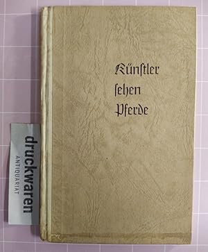 Seller image for Knstler sehen Pferde. for sale by Druckwaren Antiquariat