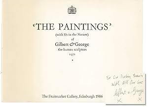 Bild des Verkufers fr The Paintings (with Us in the Nature) of Gilbert and George the Human Sculptors 1971 (First Edition, inscribed) zum Verkauf von Royal Books, Inc., ABAA