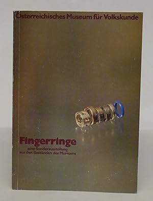 Seller image for Fingerringe. Eine Sonderausstellung aus den Bestnden des Museums. Katalog mit 96 Abb. for sale by Der Buchfreund