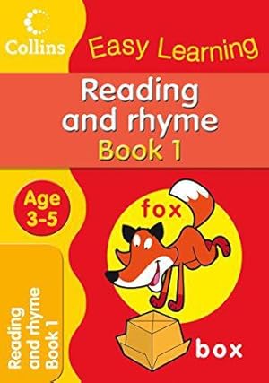 Seller image for Reading and Rhyme: Explore reading and rhyme in this activity-packed practice book for 3 to 5-year-olds. (Collins Easy Learning Age 3-5) for sale by WeBuyBooks