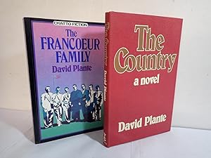 Bild des Verkufers fr David Plante 2 novel book set, The Country, HB, The Francoeur Family PB SIGNED zum Verkauf von Devils in the Detail Ltd