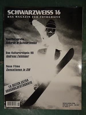 Schwarzweiss 16: Das Magazin für Fotografie - März/April 1998