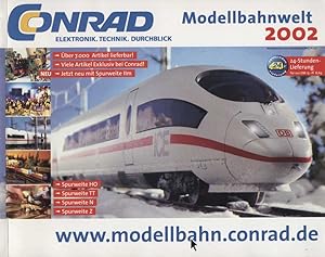 Conrad Modellbahnwelt 2002. Elektronik, Technik, Durchblick. Katalog.