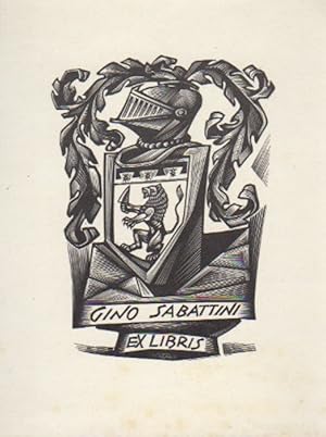 Immagine del venditore per Ex libris Gino Sabattini. venduto da Studio Bibliografico Adige