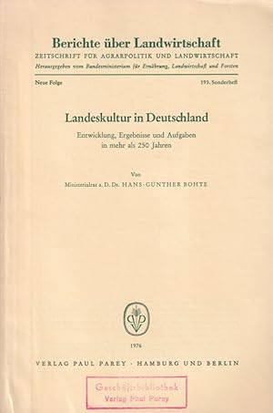 Seller image for Landeskultur in Deutschland for sale by Clivia Mueller