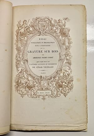 Essai typographique et bibliographique sur l'histoire de la gravure sur bois