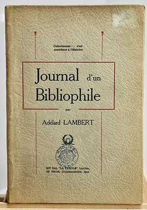 Journal d'un bibliophile