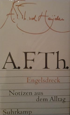 Imagen del vendedor de Engelsdreck - Notizen aus dem Alltag a la venta por Versandantiquariat Jena