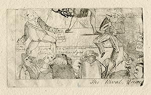 Antique Print-SATIRE-WILLIAM PITT-FOX-ELECTIONS-QUACKS-Anonymous-1784