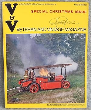 Image du vendeur pour V & V Veteran and Vintage Magazine December 1969 Volume 14 Number 4 Special Christmas Issue mis en vente par Argyl Houser, Bookseller