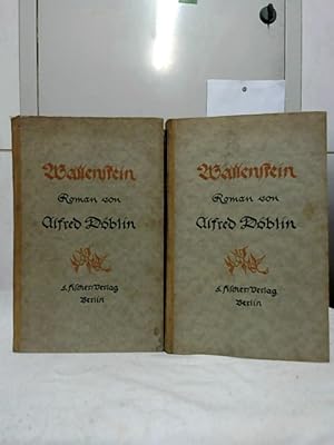 Bild des Verkufers fr Wallenstein : Roman. Erster Band + Zweiter Band = komplett. von Alfred Dblin. zum Verkauf von Ralf Bnschen