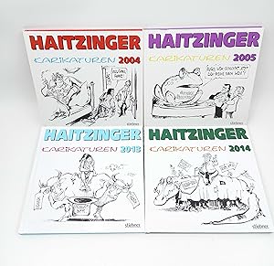 Politische Karikaturen; 4 Bände: 2004 / 2005 / 2013 / 2014 Eine Auswahl von Veröffentlichungen au...