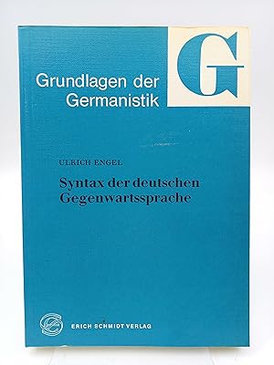 Syntax der deutschen Gegenwartssprache