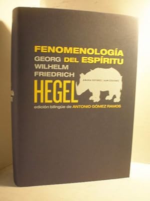 Seller image for Fenomenologa del Espritu. Edicin bilinge for sale by Librera Antonio Azorn