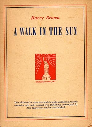 Seller image for A Walk in the Sun for sale by San Francisco Book Company