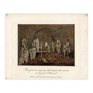 Morgue ou maison d'entrepot des morts, sur le grand St. Bernard (Folio 23x19 cm)