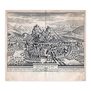 La Ville de SEDUNUM , ou SION - cm 17,5 x 15,5 Folio