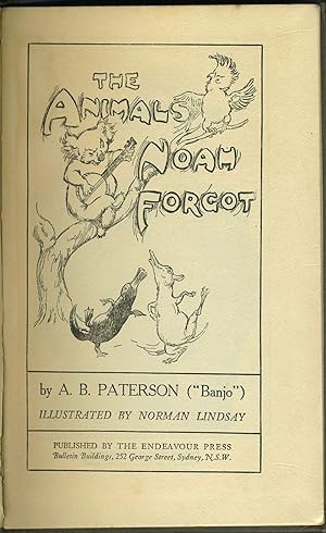 Bild des Verkufers fr Animals that Noah Forgot zum Verkauf von Antipodean Books, Maps & Prints, ABAA