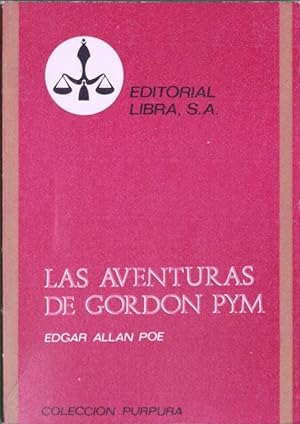 Imagen del vendedor de Las aventuras de Gordon Pym a la venta por Librería Alonso Quijano